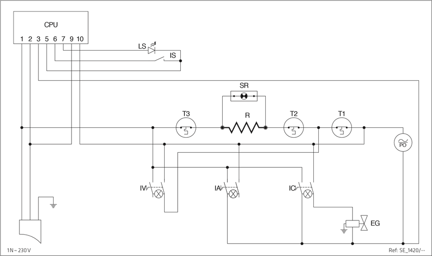 Rancilio - Silvia - Elektrisch schema - Silvia E Elektrisch schema - Silvia E