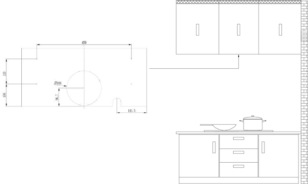 CIARRA - CBCS6906D - De kap installeren (afzuiging) - Stap 7 De kap installeren (afzuiging) - Stap 7