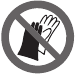 Draag geen handschoenen bij het uitvoeren van metingen en zorg ervoor dat u goed geaard bent.