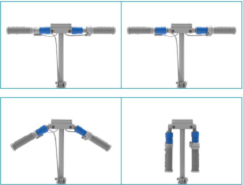 Micro - EXPLORER - WERKING - De handgrepen opvouwen WERKING - De handgrepen opvouwen