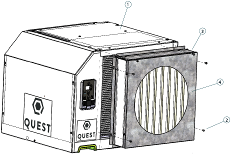 Quest - 225 - Installatie - Stap 1 - Aanzuigkanaal Installatie - Stap 1 - Aanzuigkanaal