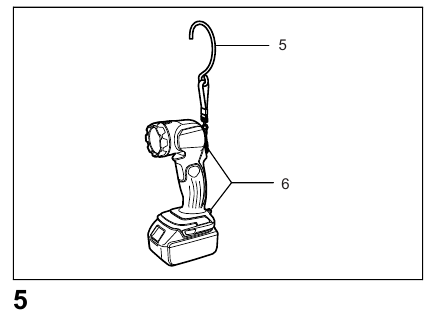 Makita - DML802 - Strap hook - Part 2 Riempjeshaak - Deel 2