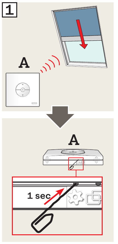 Velux - KLI 310 - Een nieuwe wandzender instellen - Deel 2 Een nieuwe wandzender instellen - Deel 2