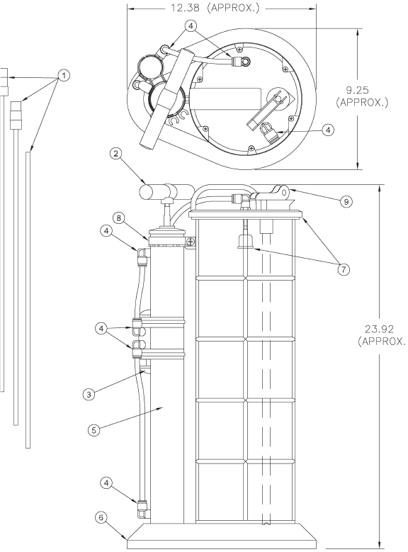 Mityvac - Fluid Evacuator Plus - Overzicht van service-items Overzicht van service-items