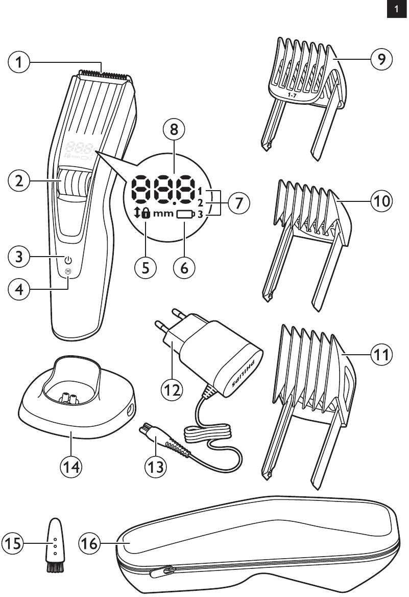 Philips - HC9490 - Algemene beschrijving Algemene beschrijving
