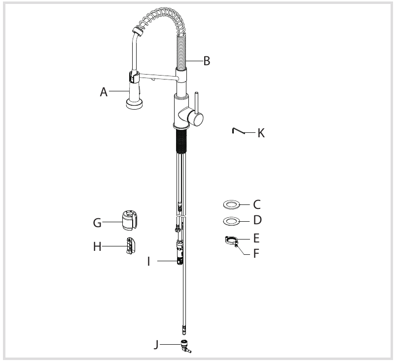 Kraus - KFF-1610 - Diagram en onderdelenlijst Diagram en onderdelenlijst