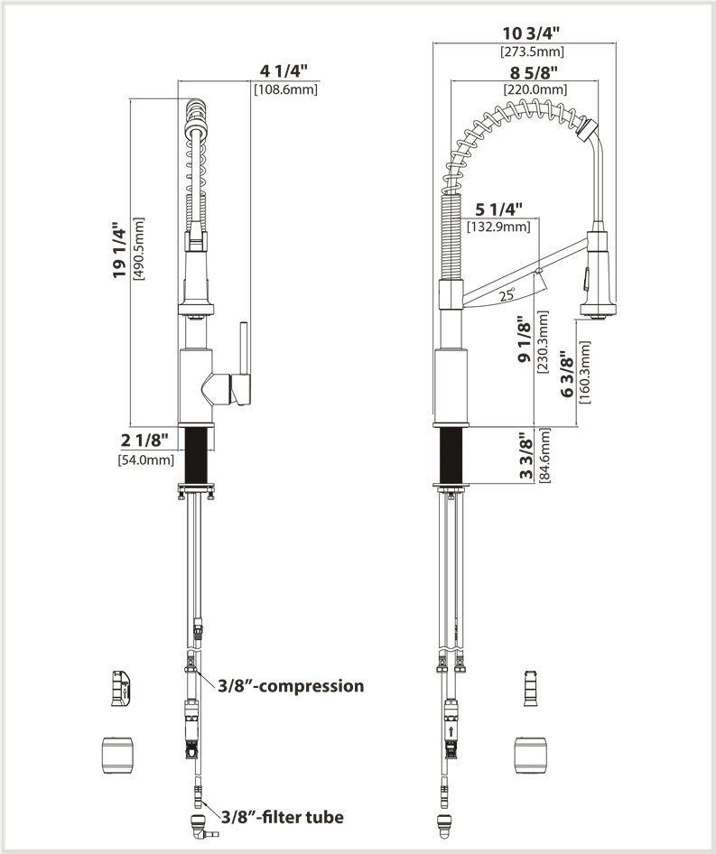 Kraus - KFF-1610 - Kraan Afmeting Kraan Afmeting