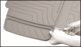 WeatherTech - Beschermer voor kinderautostoel - Installatie-instructies - STAP 3 Installatie-instructies - STAP 3
