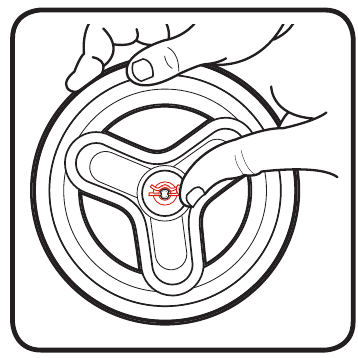 Graco - FastAction SE - Achterwielen - Stap 4 Achterwielen - Stap 4