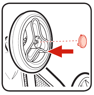 Graco - FastAction SE - Achterwielen - Stap 5 Achterwielen - Stap 5