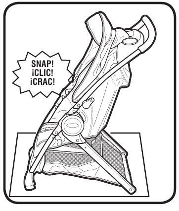 Graco - FastAction SE - De kinderwagen openen - Stap 3 De kinderwagen openen - Stap 3