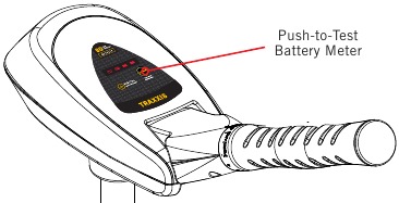 MINN KOTA - TRAXXIS - Push-to-Test-batterijmeter Push-to-Test-batterijmeter