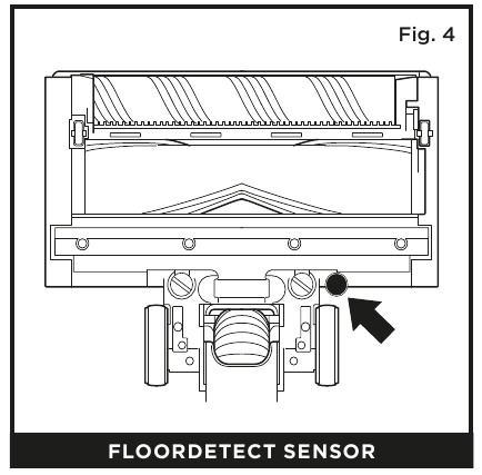 Shark - Clean & Empty PowerDetect - Om de sensoren te reinigen - Stap 4 Om de sensoren te reinigen - Stap 4