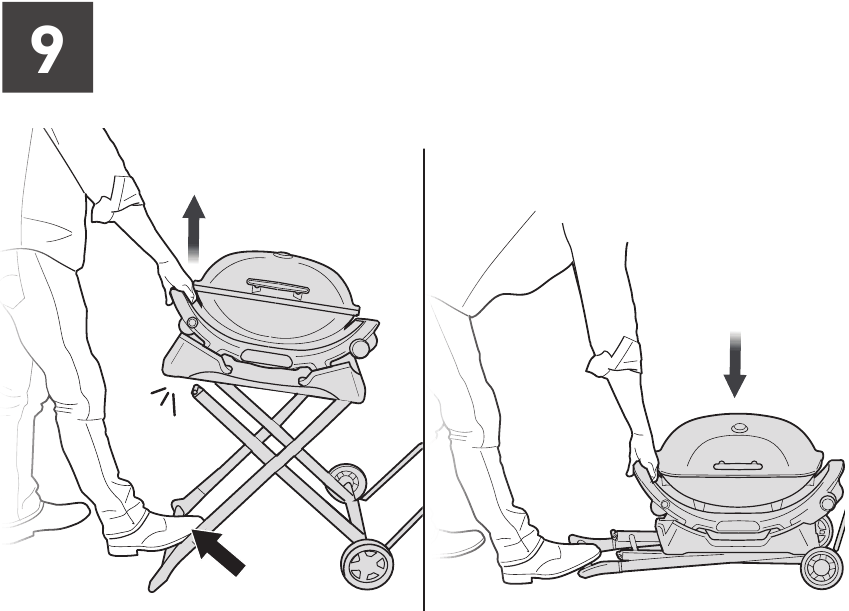 Weber - Baby Q - Montage - Stap 6 Montage - Stap 6