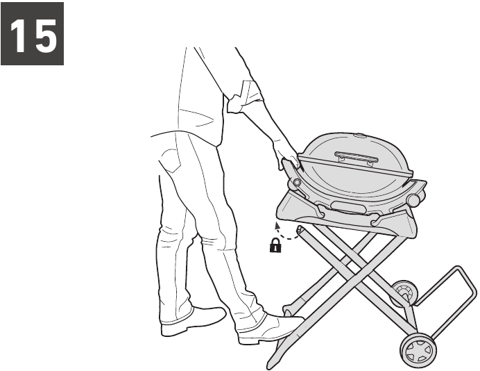 Weber - Baby Q - Montage - Stap 8 Montage - Stap 8
