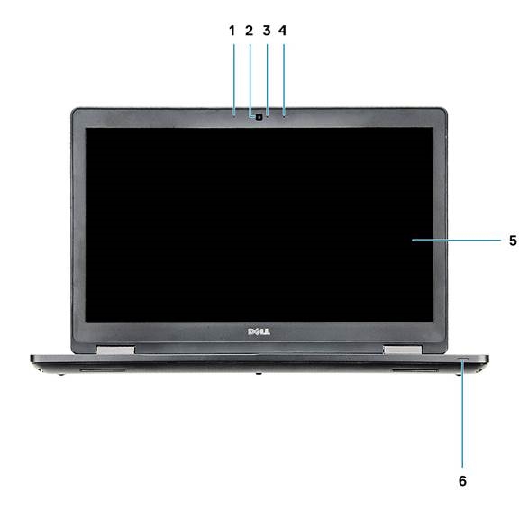 Dell - Precision 3530 - Open vooraanzicht Open vooraanzicht