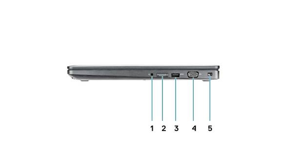Dell - Precision 3530 - Rechteraanzicht Rechteraanzicht