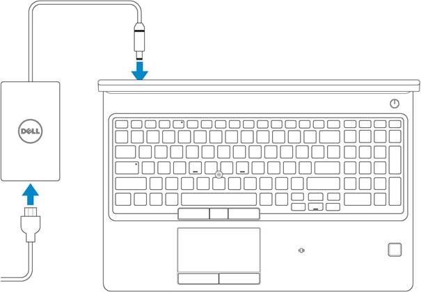 Dell - Precision 3530 - Uw computer instellen - Stap 1 Uw computer instellen - Stap 1