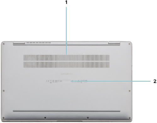 Dell - Latitude 9510 - Aanzichten - Onderkant Aanzichten - Onderkant