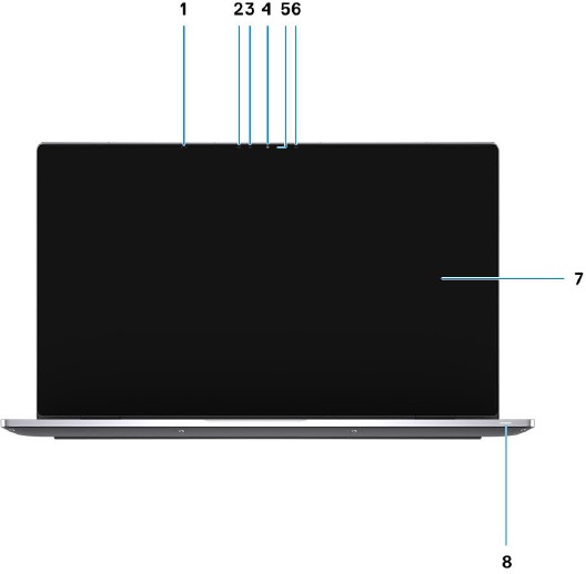 Dell - Latitude 9510 - Aanzichten - Weergave van het scherm Aanzichten - Weergave van het scherm