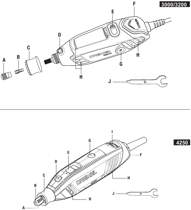Dremel - 3000 - Productoverzicht Productoverzicht