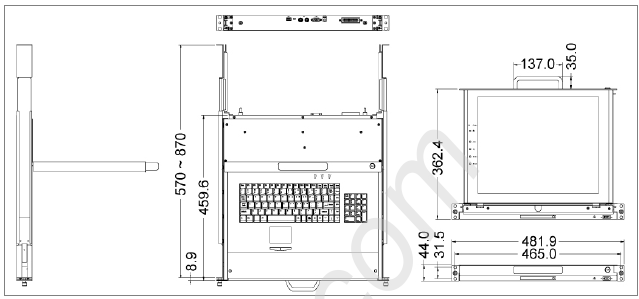 Gemini - 15 - Gemini 17 Specificatie - Afmeting Gemini 17 Specificatie - Afmeting