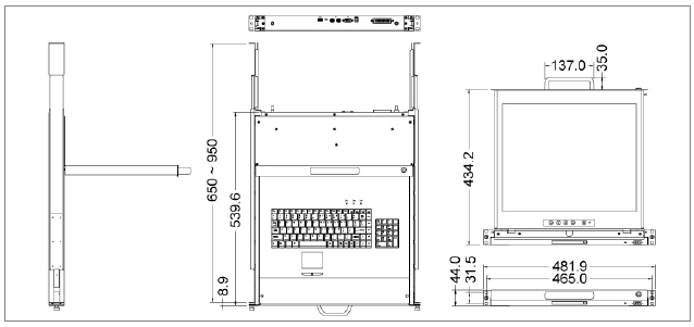 Gemini - 15 - Gemini 19 Specificatie - Afmeting Gemini 19 Specificatie - Afmeting