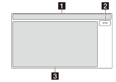 Sony - XAV-AX3250 - Afspeelscherm Afspeelscherm