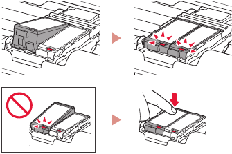 Canon - PIXMA TR150 - De inkttanks installeren - Stap 3 De inkttanks installeren - Stap 3