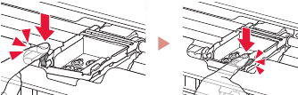 Canon - PIXMA TR150 - De printkop installeren - Stap 5 De printkop installeren - Stap 5