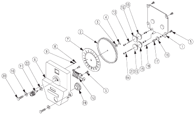 FILL-RITE - 100 Series - Onderdelenoverzicht - Deel 1 - Tellerpomp Onderdelenoverzicht - Deel 1 - Tellerpomp