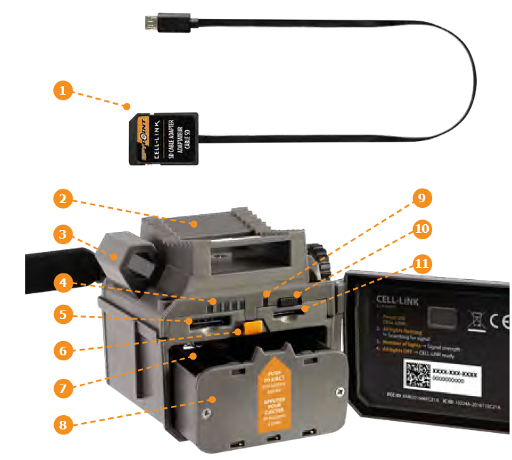 Spypoint - CELL-LINK Series - Componenten - Deel 1 Componenten - Deel 1
