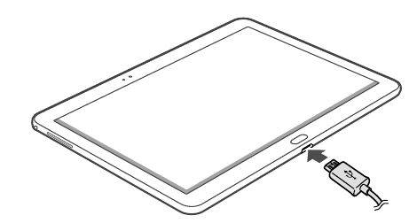 Samsung - SM-P601 - De batterij opladen De batterij opladen