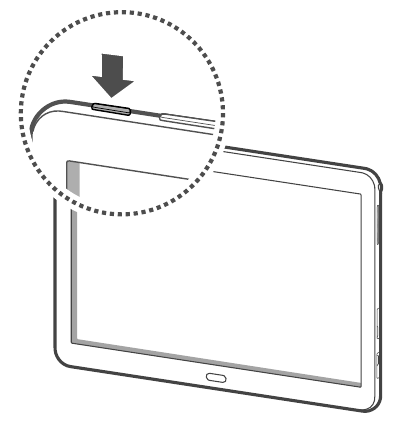 Samsung - SM-P601 - Het apparaat in- en uitschakelen Het apparaat in- en uitschakelen