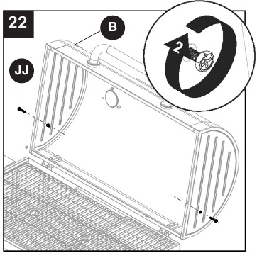 Dyna-Glo - DGN576SNC - MONTAGE-INSTRUCTIES - Stap 22 MONTAGE-INSTRUCTIES - Stap 22
