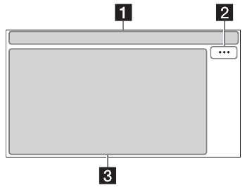 Sony - XAV-AX1000 - Weergavescherm Weergavescherm