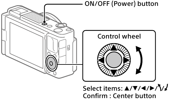 Sony - ZV-1 - De taal en de klok instellen De taal en de klok instellen