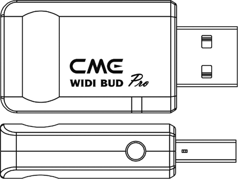 CME - WIDI BUD PRO - VERBINDING VERBINDING