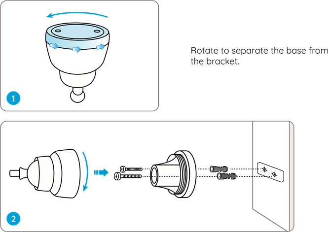 Reolink - Argus Eco Ultra - De camera monteren - Stap 1 De camera monteren - Stap 1