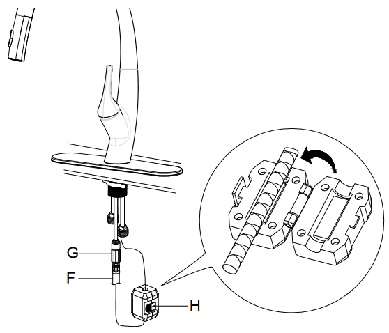Kraus - Arqo M KPF-2523 - Installatieprocedure kraan - Stap 2 Installatieprocedure kraan - Stap 2