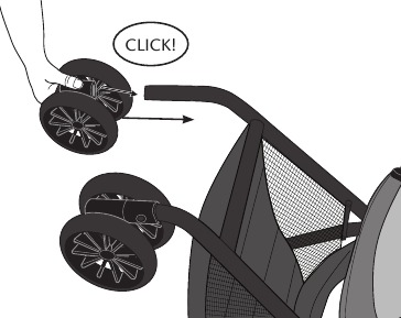 Evenflo - Sibby - Uw kinderwagen monteren - Stap 4 Uw kinderwagen monteren - Stap 4