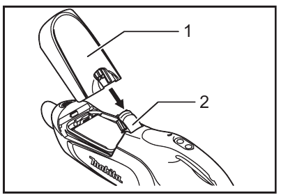 Makita - DCL182 - Stof afvoeren - Stap 2 Stof afvoeren - Stap 2