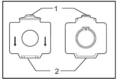 Makita - DCL182 - Stofzak plaatsen - Stap 1 Stofzak plaatsen - Stap 1