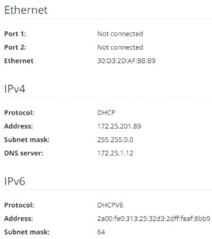 LAN-instellingen in de gebruikersinterface