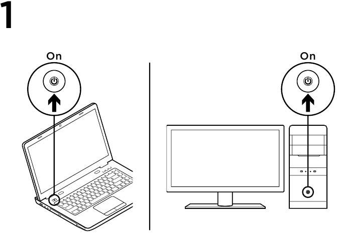 Logitech - M280 - Instellen - Stap 1 Instellen - Stap 1