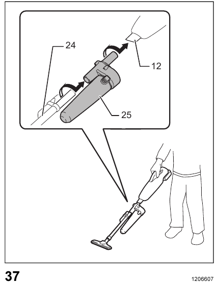 Makita - DCL180 - Cycloonbevestiging Cycloonbevestiging