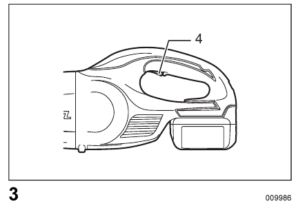 Makita - DCL180 - Schakelaarbediening Schakelaarbediening