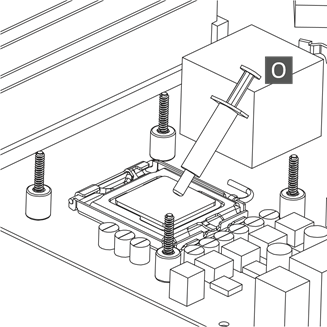 ENERMAX - LIQMAX III - Intel Installatie - Stap 7 Intel Installatie - Stap 7