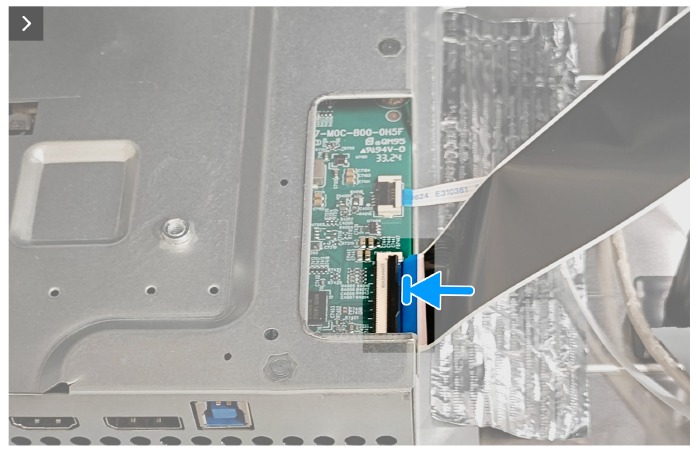 Dell - Alienware 27 - De achterklep installeren - Stap 1 De achterklep installeren - Stap 1
