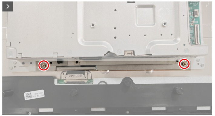 Dell - Alienware 27 - De metalen afscherming verwijderen - Stap 4 De metalen afscherming verwijderen - Stap 4